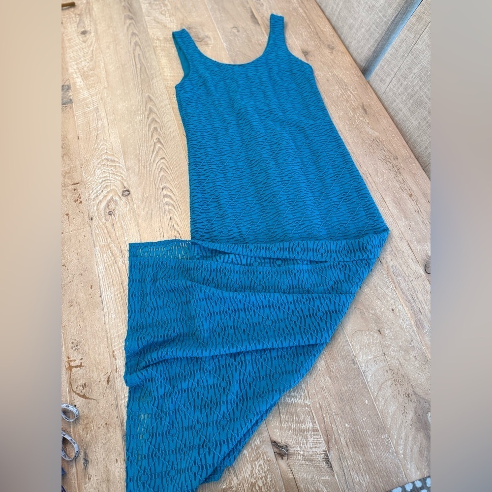 Apt 9 NWT Aqua Sleeveless Maxi Dress Small